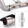 Stainless Steel Z900 Retrofitting Pipe for Mid-Drum: Converts Back Pressure to Straight Output (2017-2021 Models)
