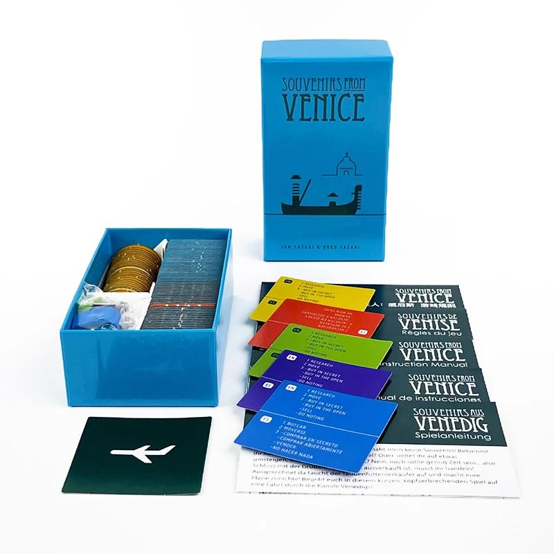 Souvenirs from Venice Strategy Board Game - 2-5 Players Tabletop Game 30 Min Playtime Perfect for Family Friends Game Night