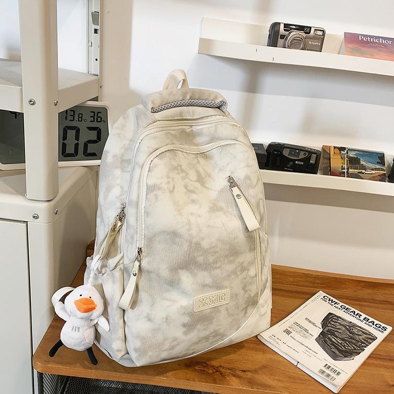 School bag new trend college student couple casual backpack style versatile youth student backpack