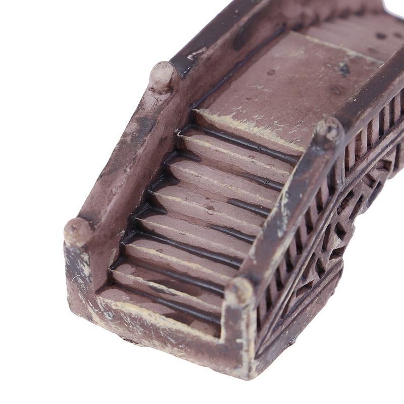 1Pc Mini Bridge Home Ornaments Figurines Diy Aquarium/Dollhouse Decoration