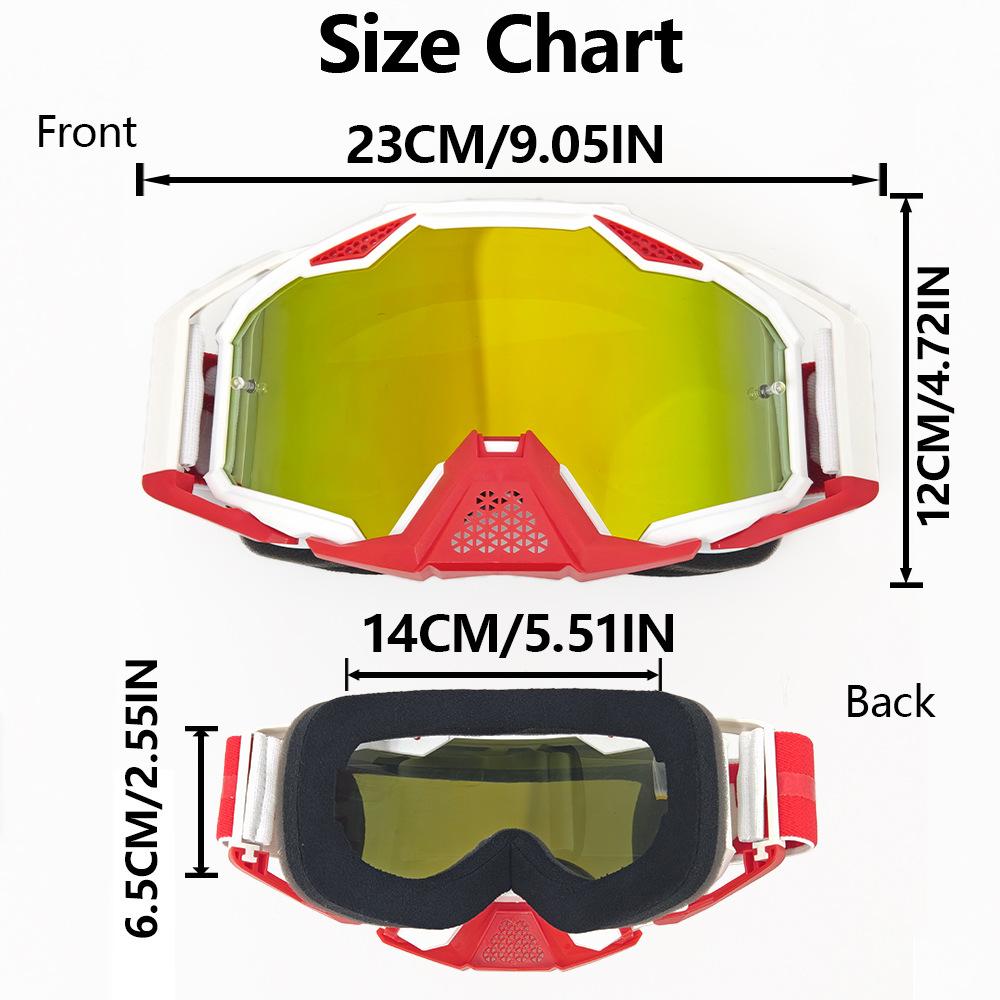New Motorcycle Goggles, 100% Outdoor Ski and Cycling Eyewear, Racing and Off-road Helmet Goggles, Sports Eyewear