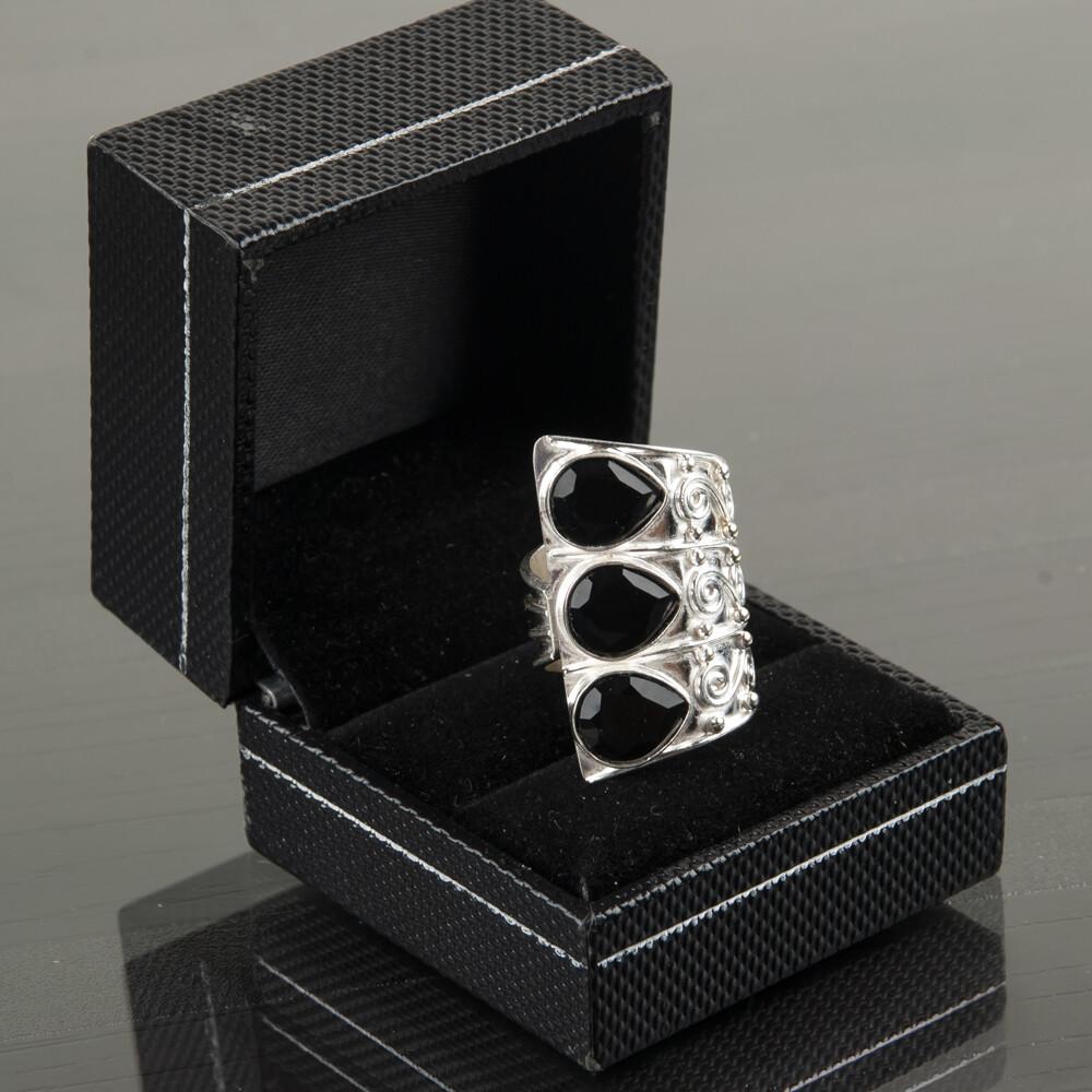 Black Onyx Gemstone 925 Sterling Silver Jewelry Handmade Ring For Birthday Gift RR-20-12