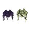 123 Pezzi Sciarpa Shemagh Desertica Morbida con Frange Copricapo Arabo Unisex Keffiyeh Bandana Copricapo Unisex Sciarpa Araba Copricapo