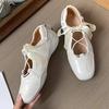 Lace ballet single shoes for women 2025 summer new versatile platform Mary Jane summer breathable sports sandals for women