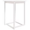 822183 vidaXL Table de bar Blanc 80x80x110 cm Bois massif de pin