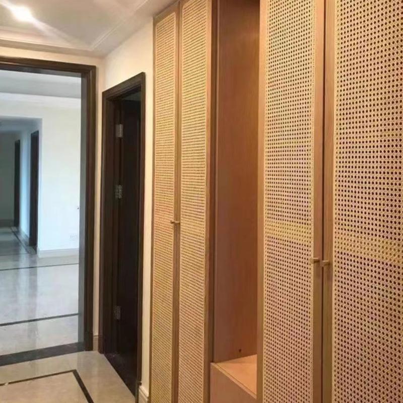 Natural Width Rattan Cane Webbing Roll Woven Cane Roll Rattan Webbing for Chair Cabinet Ceiling and Door Decoration