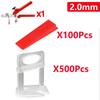 Tile Leveling System Laying Level Wedges Locator Spacers Flooring Wall Level Alignment Spacers Leveler for Tile Adjustment Tool