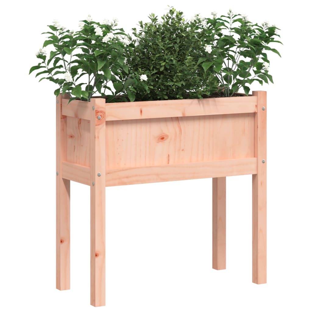 Plant Pot with Legs 70 X 31 X 70 Cm Solid Douglas Fir Wood