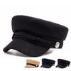 Style Dentelle Unisexe avec Boucle Chapeaux Militaires Casquettes de Baseball à Calotte Plate Pour Femmes Chapeau Cadet Pare-Soleil pour Sports de Plein Air