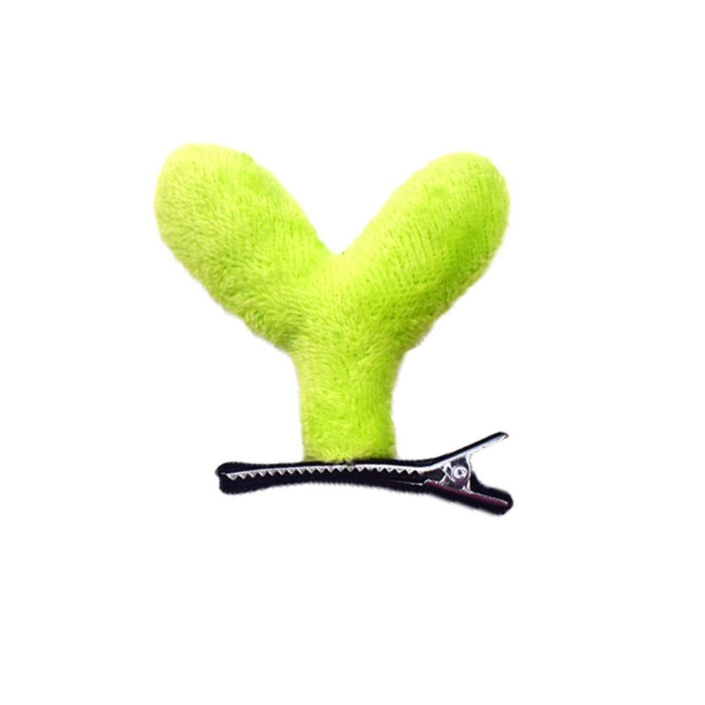 Green Color Bean Sprout Hair Clips Headwear Duckbill Clip New Hairpins
