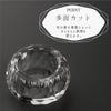 Vega Buddhist Altar Altar, 2.5 inches, Clear, Stylish Crystal Buddhist Altar, Modern Buddhist Altar