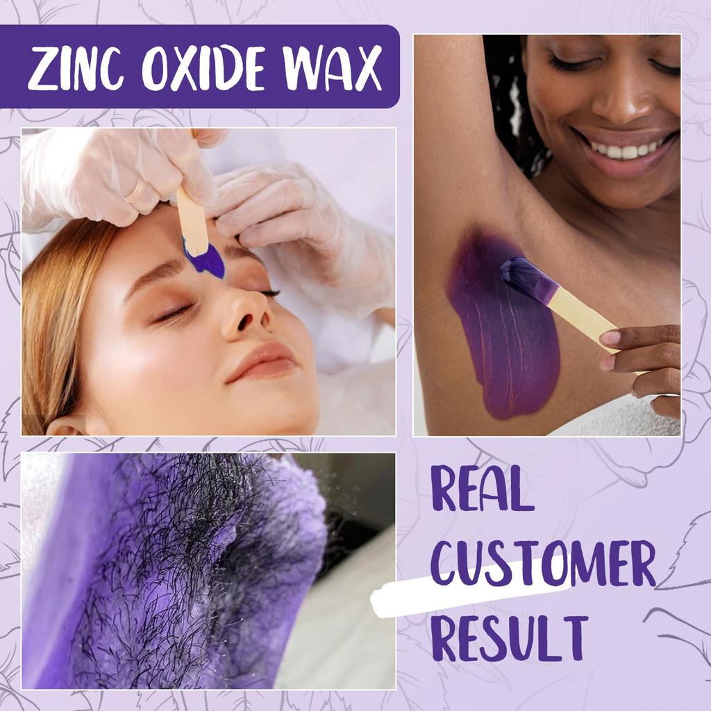 Lavender Scented Hair Removal Wax Beans - Alcohol-free, Painless and Gentle, Suitable for All Skin Types, Ideal for Face, Bikini Area