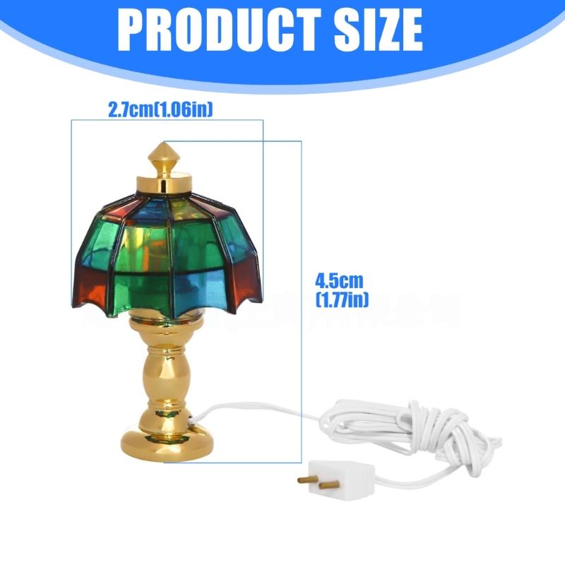 Antique Doll House Miniature Light Scene Setting Decoration LED Lighting Decors for Miniature Garden And Craft Scene