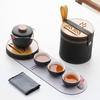 Baizien Portable One-Pot-Three-Cup Travel Tea Set