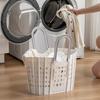 Laundry Basket Multifunction Plastic Foldable Clothes Hamper with Handles for Home Bathroom