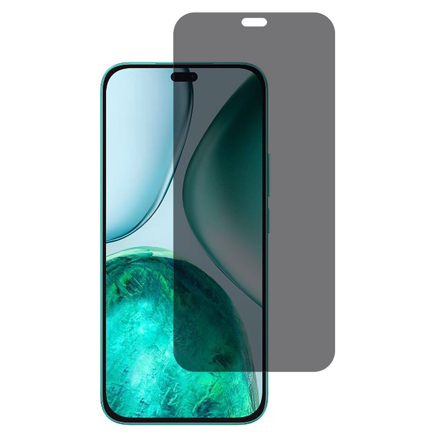 

For Honor X8c 4G Anti Spy Screen Protector High Aluminium-Silicon Glass Film Type A