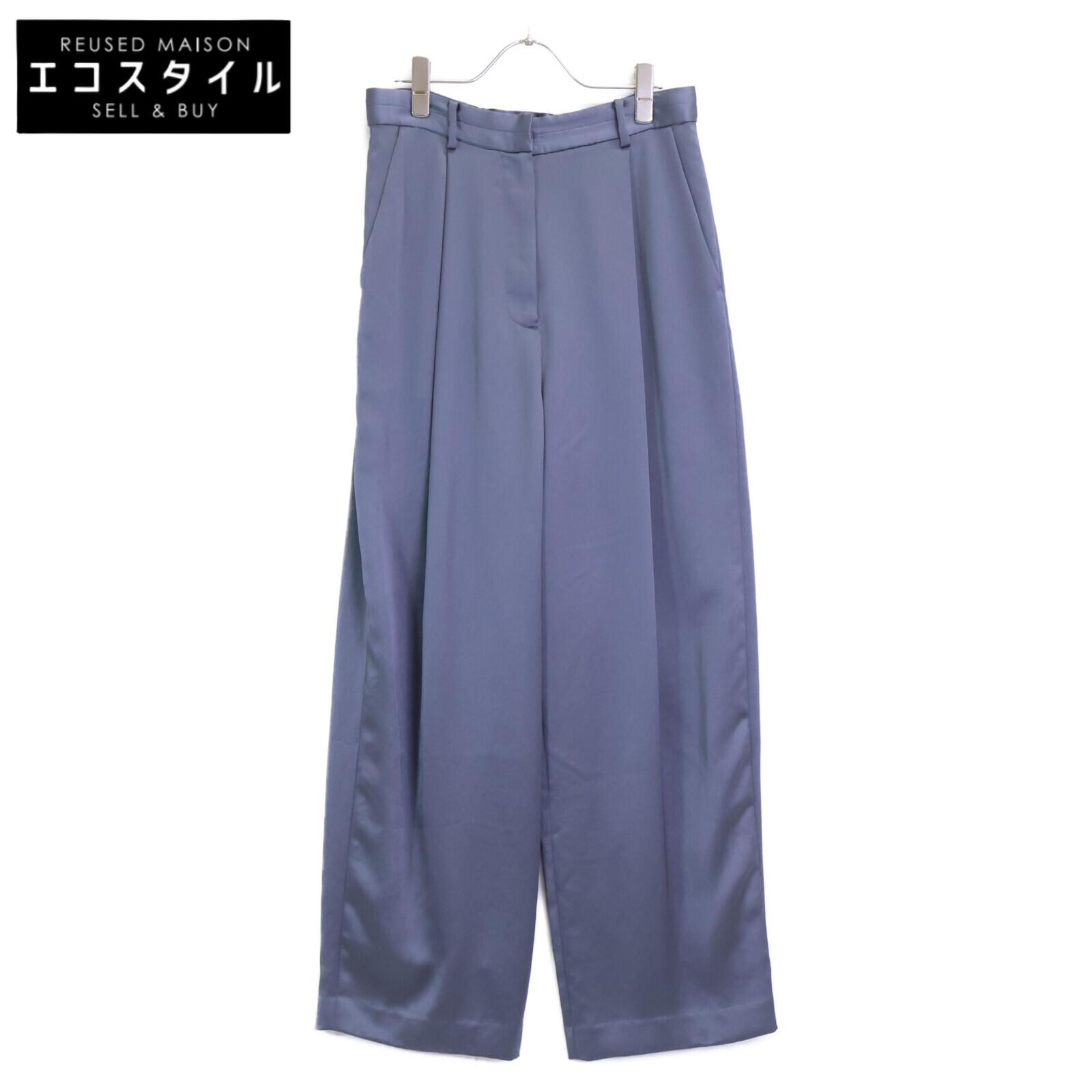 

CLANE 15110-7252 23AW Gray Satin Slacks Pants Bottoms 2 grayUsed
