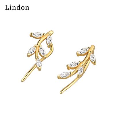 Lindon Kupferlegierung Zirkon Ohrringe Tropfen Ohrringe für Frauen Hochzeit Party Geschenke