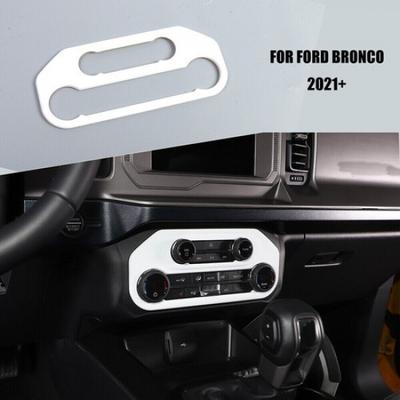 White Air Conditioner Switch Button Panel Cover Trim Bezel For Ford Bronco +