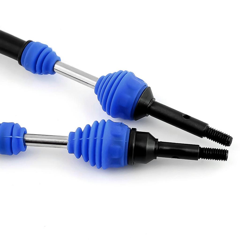 4 Pcs Rr Drive Shaft Steel Driveshaft CVD Replacement for Slash Rustler Hoss VXL 4X4 1/10 Remote control Car