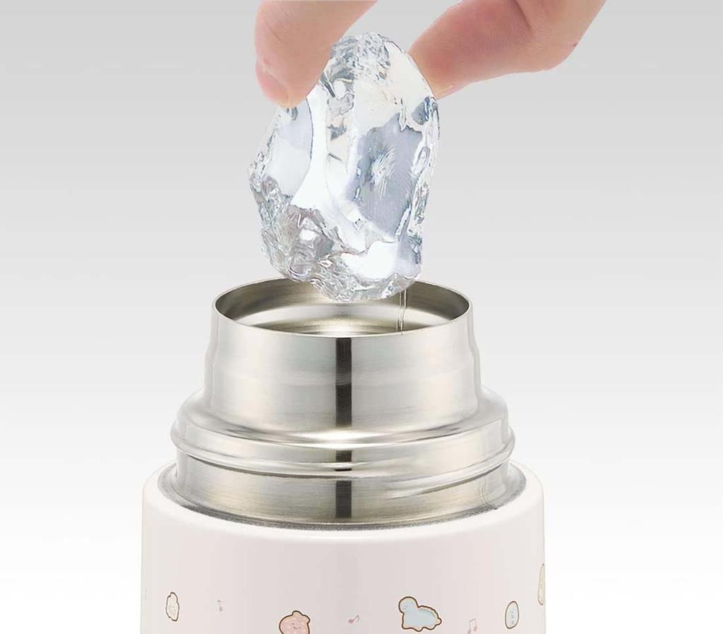 Skater Vattenflaska i Rostfritt Stål för Direkt Sumikko Gurashi Godis Lättvikt och För Kylning Sportvatten Barn, Dricka, 580ml, Butik,