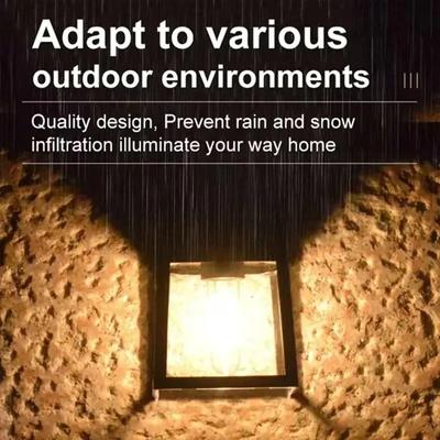 Powerful Outdoor Solar LED Street Light Waterproof Solar Lamp Garden Yard Pathway Wall Decoration External Lighting Fixture