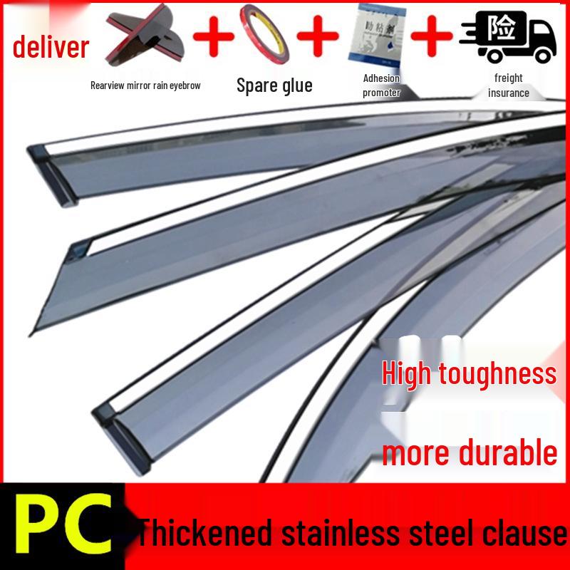 Kia Rain and Sun Visors: Compatible with Forte, K3, Sportage, K2, Cerato, KX5, KX3, K4 Car Window Shields