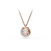 Swarovski Rose Gold Necklace 5692257