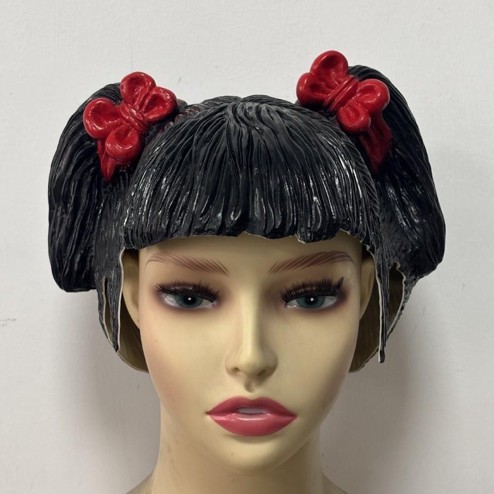 Short Bob Cosplay Wig Realistic Bob Hair Wig Fashion Accessory Overhead Masks Makeup Event