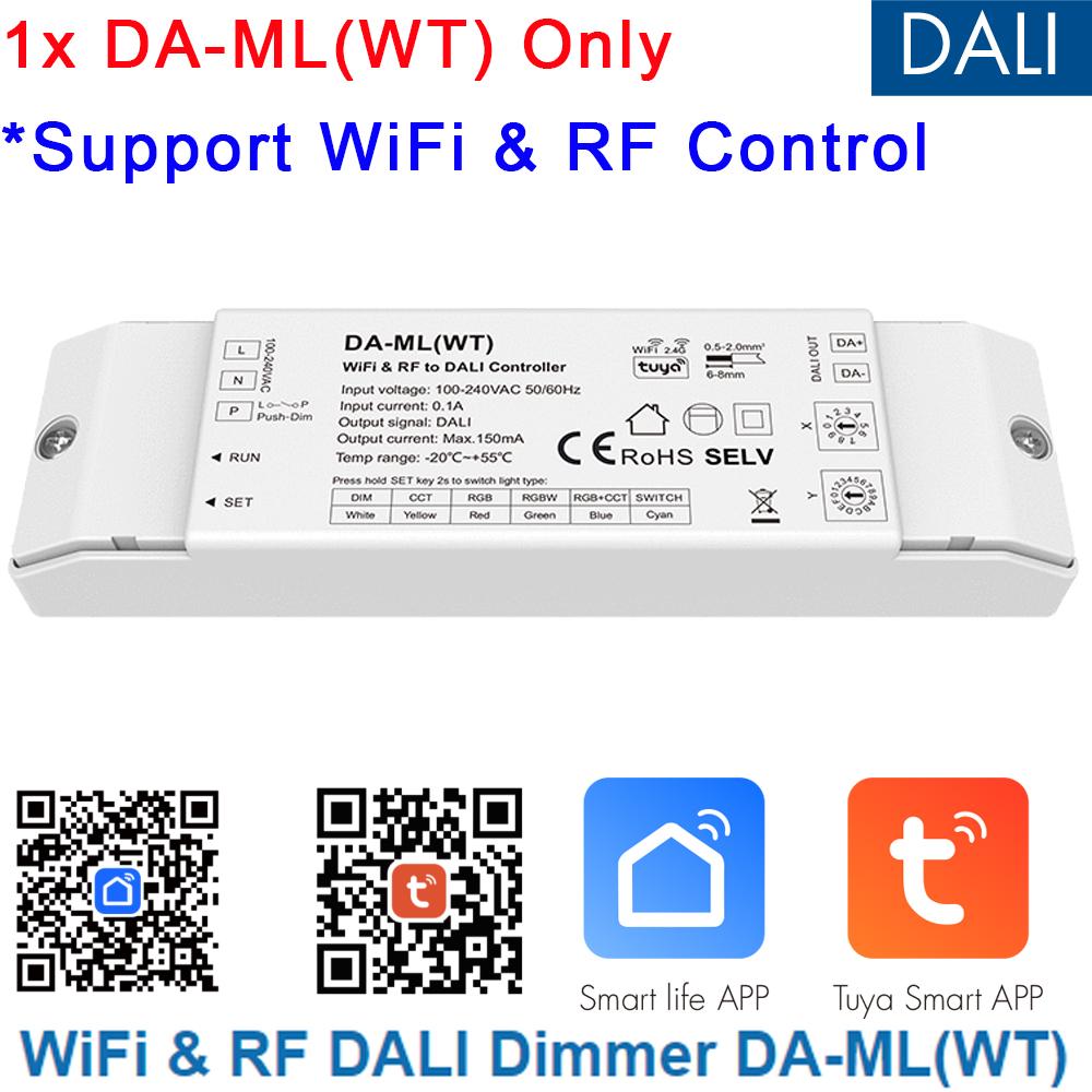 Skydance WiFi ZigBee RF DALI Dimmer Tuya Smart APP Steuerung RGB/RGBW/CCT Farbe LED Streifenlicht DA-ML/DA-ML(WT)/DA-ML(WZ) RF 2,4G