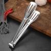 Stainless Steel Serving Tongs Heat Resistant Kitchen Tongs Non-Slip Food-Grade U-Shape Cooking Tongs for BBQ Buffet Bread Frying