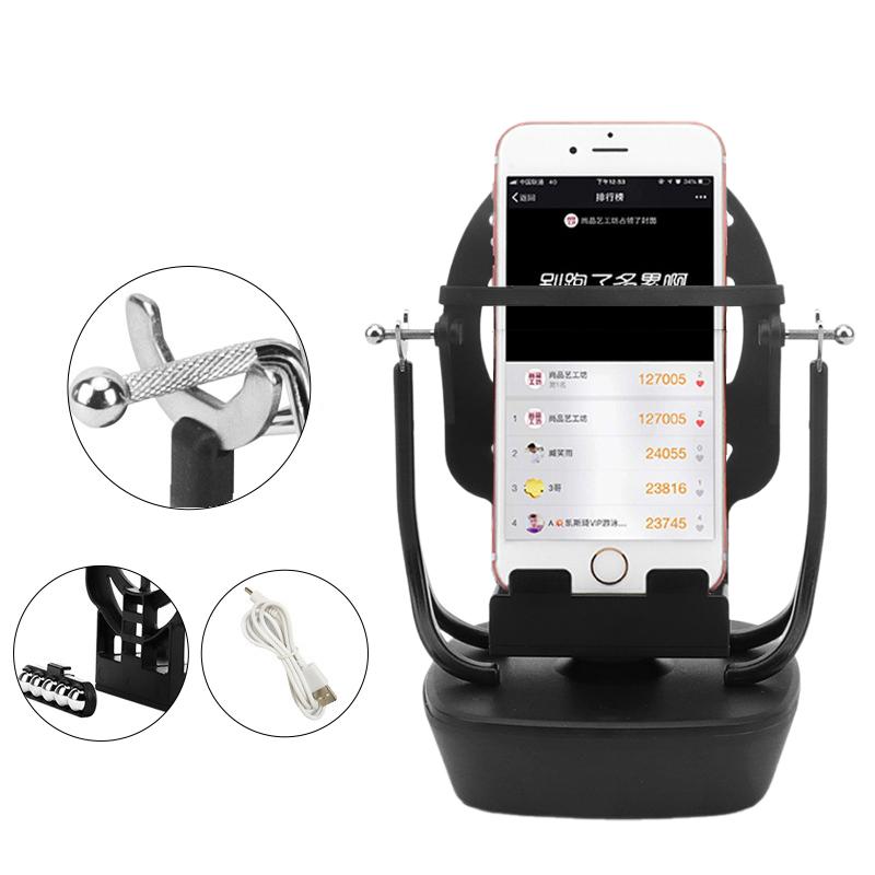 

Устройство для качания телефона Автоматическая вибрирующая Электронная машина для движения Вращающееся качание Держатель для мобильного телефона для подсчета шагов Gd