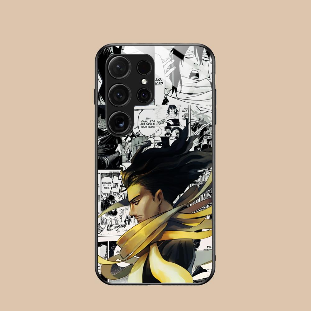 MHA Aizawa Shota Mobile Phone Case for Samsung Galaxy S26 S25 S24 S23 S22 S21 S20 Note20 Plus FE Ultra Glass Colorful Cover