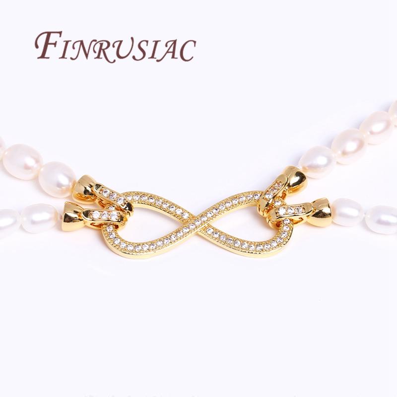 Pearl Clasps 18K Gold Plated Necklace Clasp For Jewelry Connectors DIY Bracelets Accessories,Locks For Jewelry Making Supplies