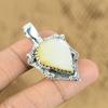 Womens day Deal 925 Sterling Silver June Natural Mother Of Pearl Artisan Pendant