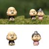 Cartoon Grandpa Cute Grandma Mini Model Ornament For Decoration Gardening