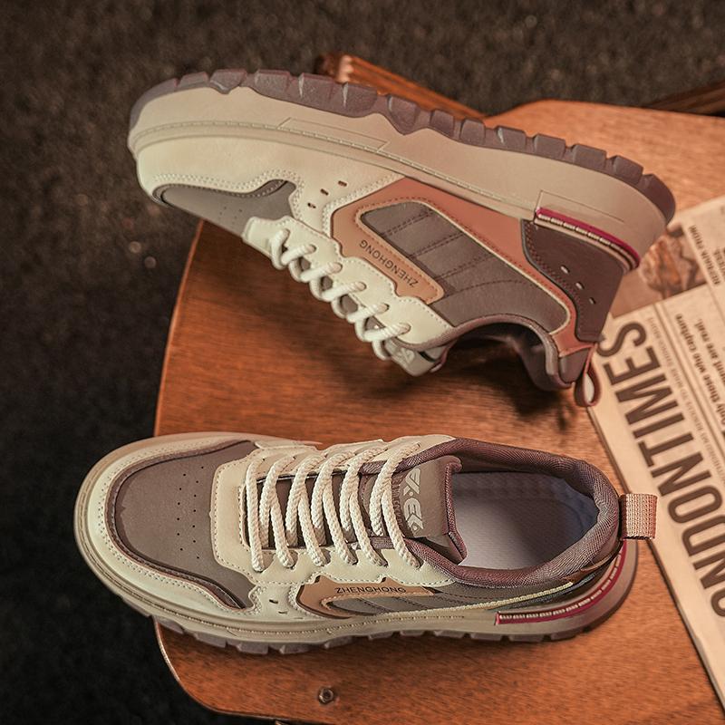 Men's Camping Versatile Fashionable Casual Sports Shoes Lightweight Korean Version Men's Trendy Outdoor Travel Shoes