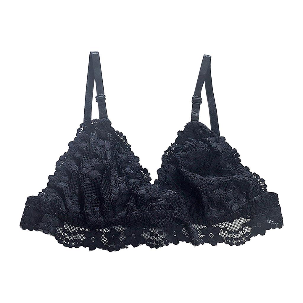 Women's Lace Princess Rimless The Shape Of The Bra Is Thin Lace Bra Underwear