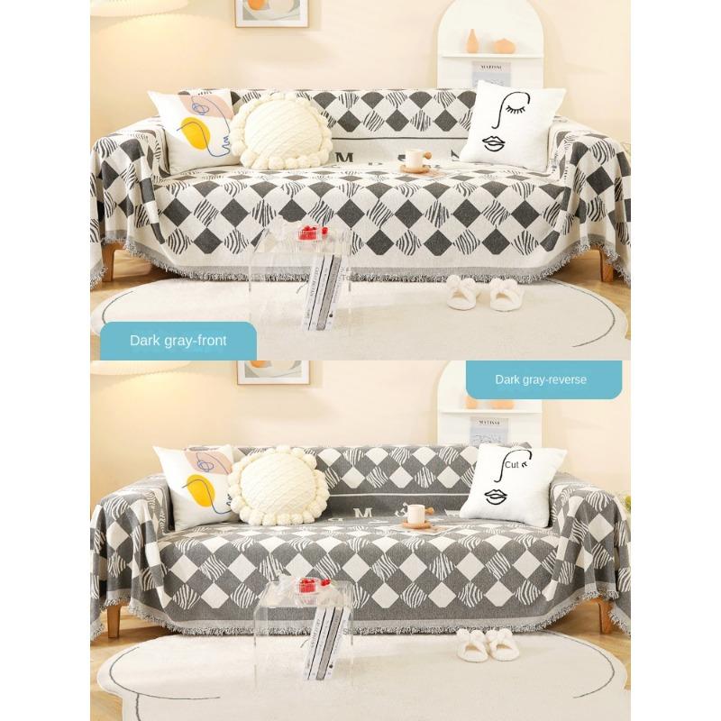 

Ткань для чехла на диван, защита от кошачьих лап, новинка, универсальный универсальный чехол для четырех сезонов, высококачественный универсальный универсальный чехол, полностью покрытый чехол, утолщенное полотенце для гостиной 180*130cm