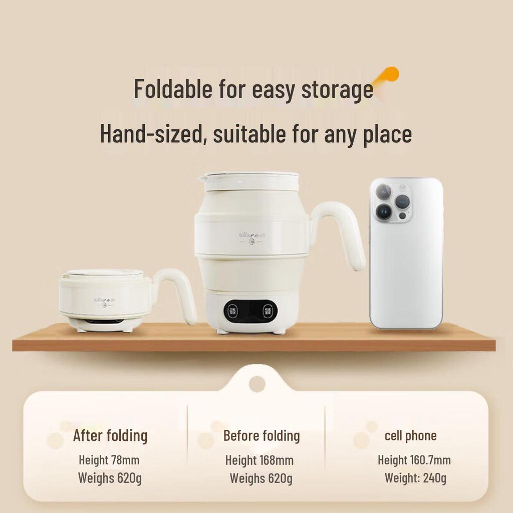 Küçük Ayı ZDH-C06G3 Taşınabilir Elektrikli Katlanır Su Isıtıcı - Mini Seyahat Kaynatma Fincanı