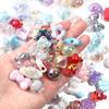 45g/Bag Mixed Shape Acrylic Beads Same Color Series UV Color Plated Loose Bead for Handmade Bracelets Necklace Key Phone Lanyard