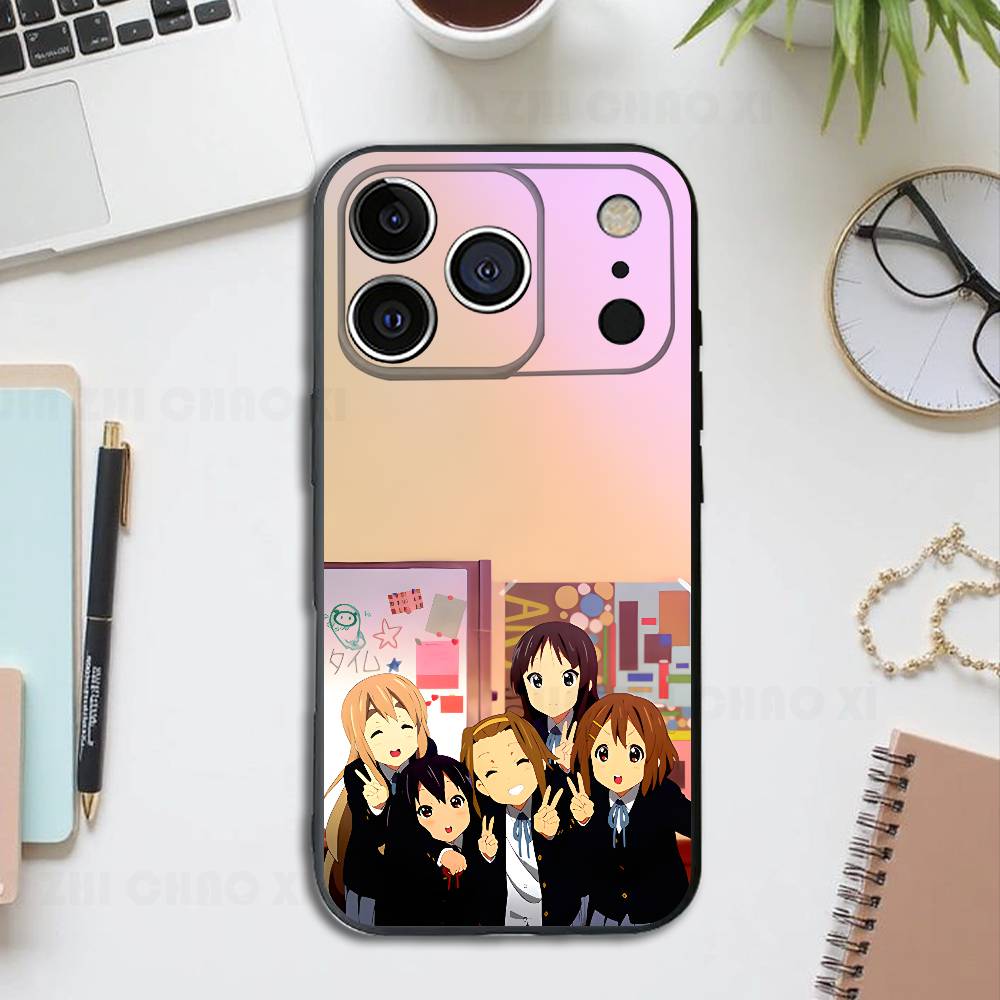

KO-N Anime Silicone Soft Phone Case For IPhone17 16 15 14 13 12 11 Pro Max Plus X XR SE Cover iPhone17air