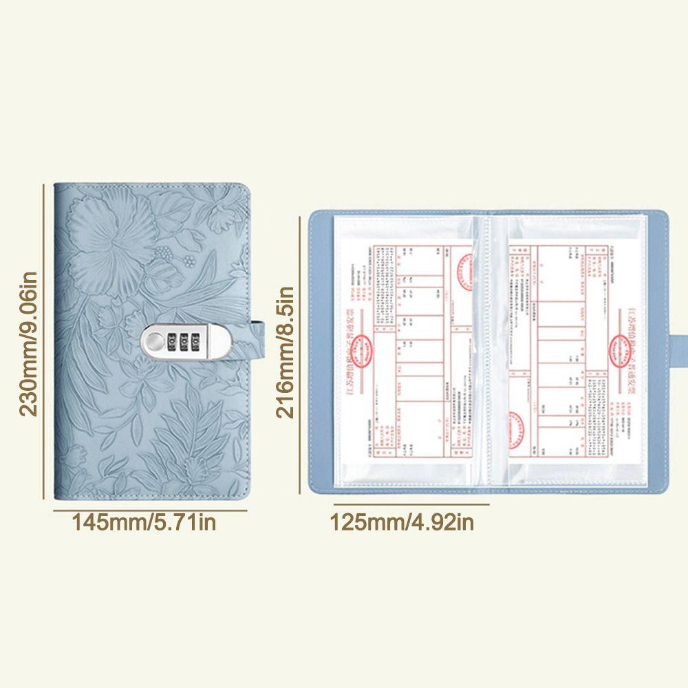 Waterproof 100 Envelopes Money Saving Challenge Embossed Flower Savings Binder  for Lovers&Couples