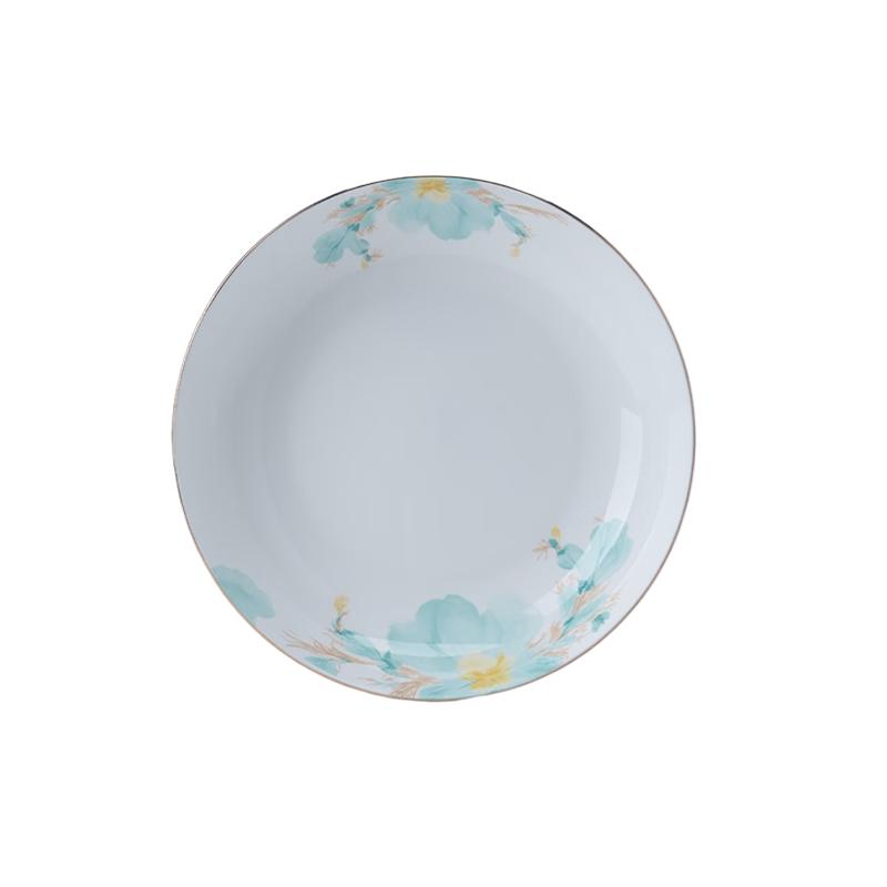 NINE CRANES Jingdezhen Bone China Dinner Plate Set