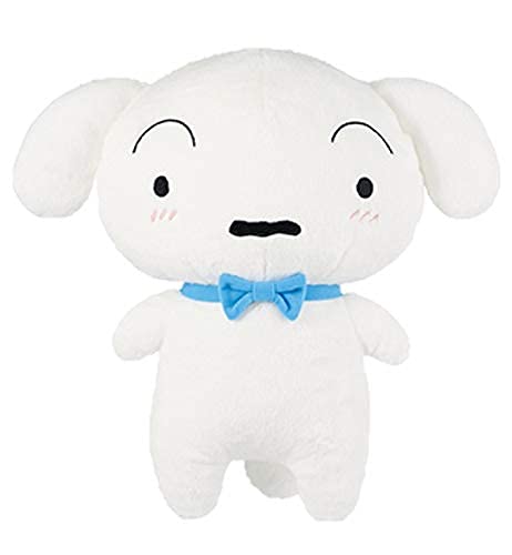 

BANDAI Crayon Shin-chan Shiro Plush Toy, Huge, Shiro Dresses Up Too, BIG, Approx. 36cm