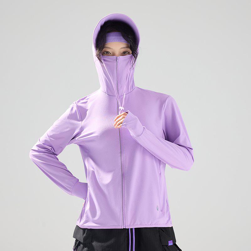2026 UPF50+ Ice Silk Sun Protection Unisex Lightweight Breathable Summer Outdoor Clothing - Dark
