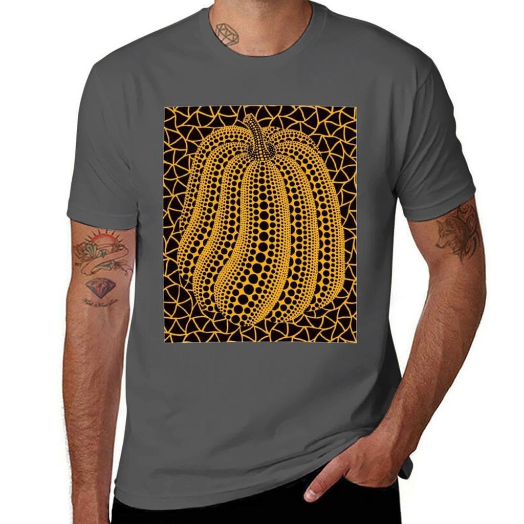 Yayoi Kusama Mein Leben mit Kürbissen Klassisches T-Shirt Weiche Haptik Basic Baumwoll-T-Shirt