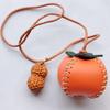 Luxury Hand-Stitched Leather Bag Charm for Men and Women