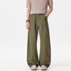 American Casual Loose Trend Pants Men's Spring New Scimitar Pants Drape Commuting Versatile Cotton Long Pants