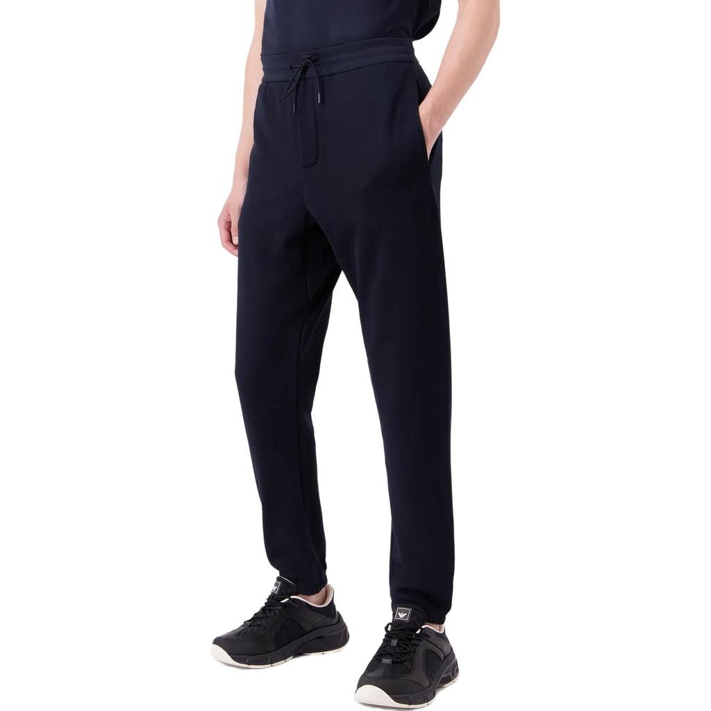 Emporio Armani tapered-leg cotton track pants 6R1PU31-JWPZ1-0920